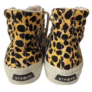 Straye Leopard Hi-Top Sneakers 8.5